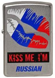 Kiss me Im Russian   Zippo 4*6 