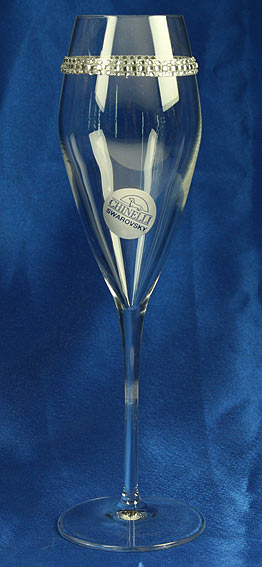 Подарочный набор бокалов для шампанского Regina с кристаллами Swarovski на 2 персоны 
