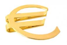 Зажим для денег Евро 5см 