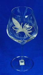 Подарочный набор бокалов для вина Королевский цветок на 6 персон 